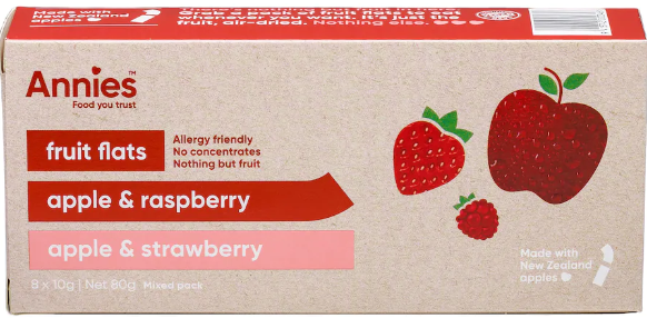 FRUIT BARS BERRY FLATS(ANNIES)80G