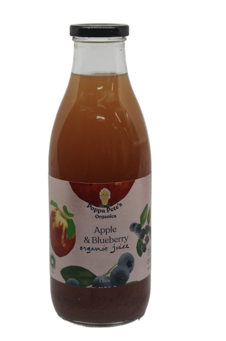 ORGANIC JUICE APPLE & BLUEBERRY 1L - Organic Juices - Farmers Box.