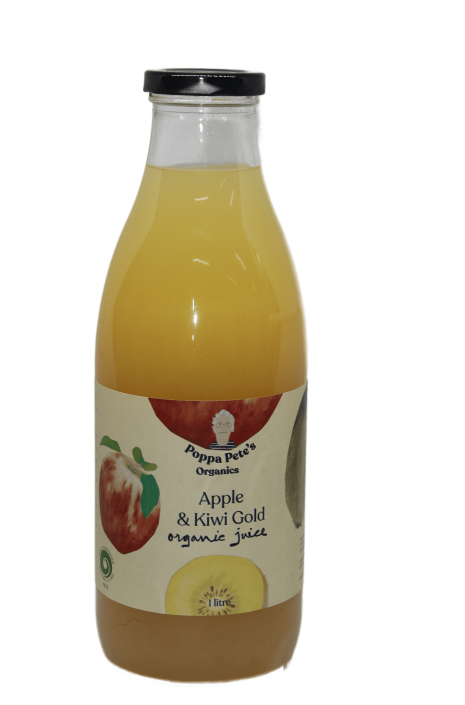 ORGANIC JUICE APPLE & KIWIGOLD 1L - Organic Juices - Farmers Box.